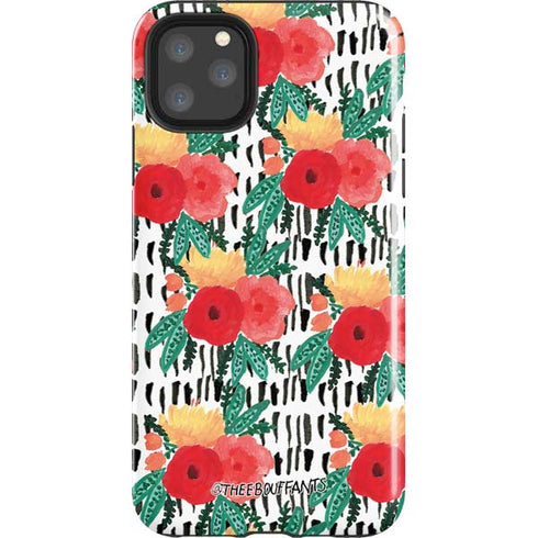 Bouffants and Broken Hearts Bouquets Print 3 iPhone Cases